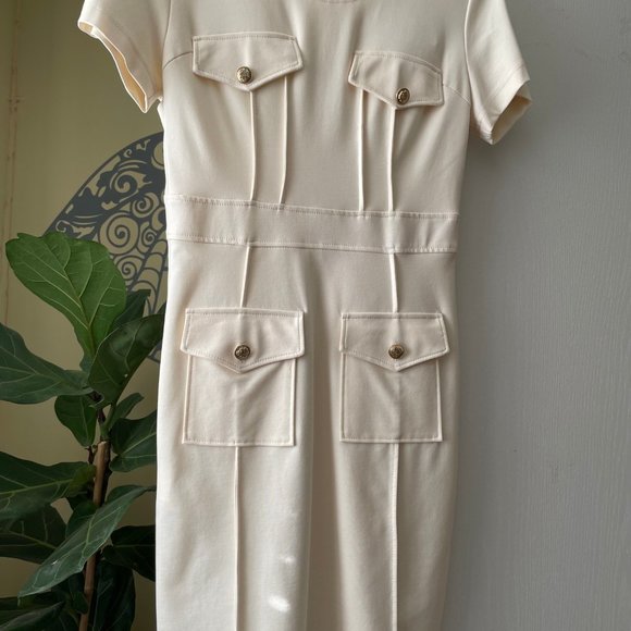 White Rinascimento dress. Made in Italy. - Picture 4 of 6